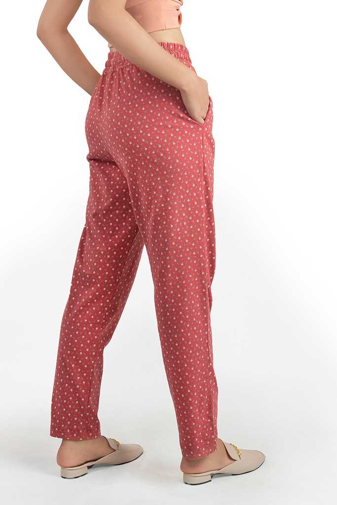 XP113178 Floral Jersey Pant Lady