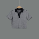 GH23188 Crop Top With Column Lady