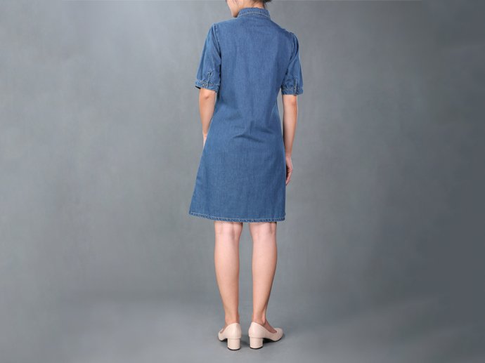 XL213308 Denim Dress Lady