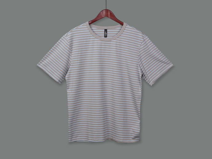 YT213305 Striped Baggy T-Shirt Man