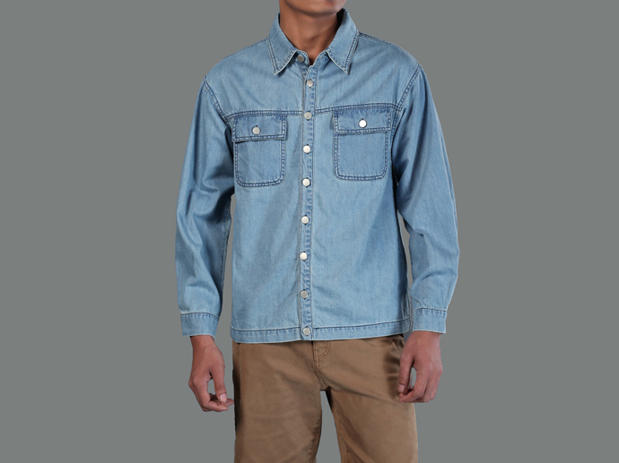 YH113398 Jean Shirt Man