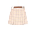 XK212996 Checkered Mini Skirt Lady