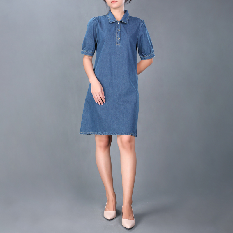 XL213308 Denim Dress Lady