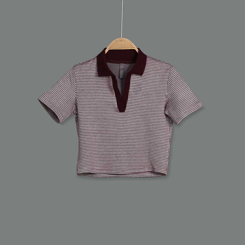 GH23188 Crop Top With Column Lady