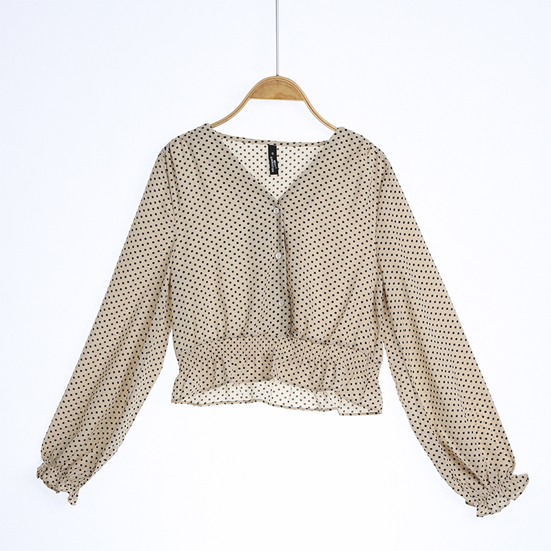 XH113383 Crop Top Blouse Lady