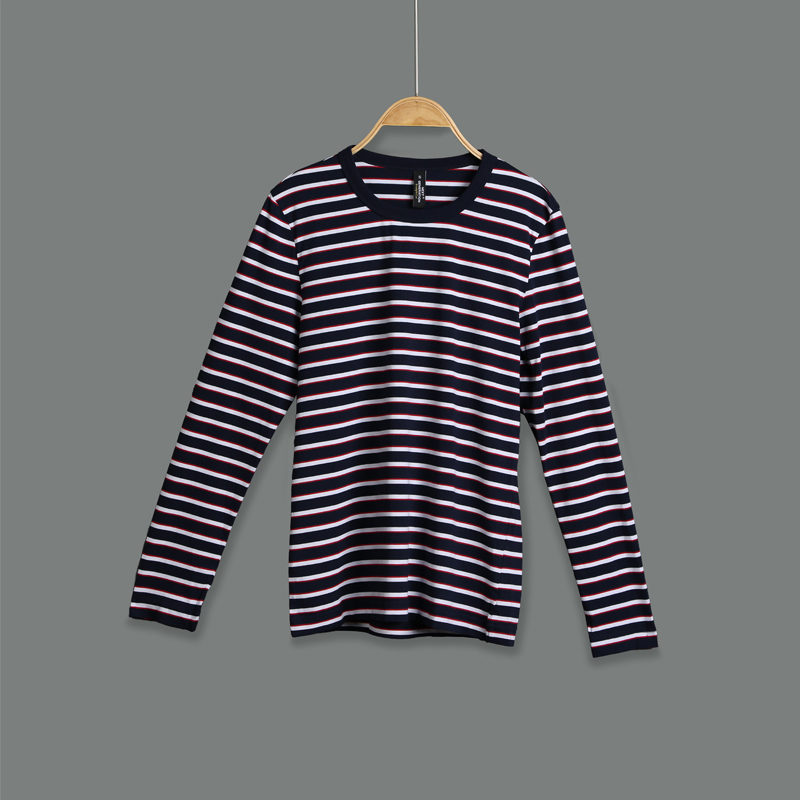 XT113364 Striped Long T-Shirt Lady