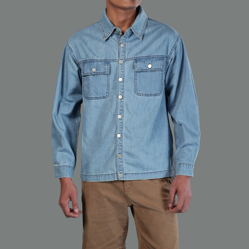 YH113398 Denim Shirt Man
