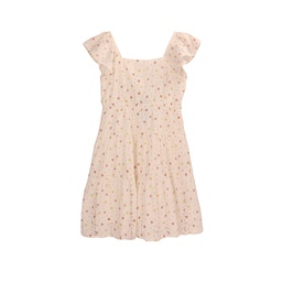 [KGL21046] KGL21046 Floral Cotton Dress Girl