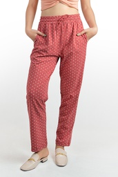 [XP113178 Floral Jersey Pant Lady] XP113178 Floral Jersey Pant Lady
