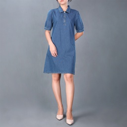 [XL213308] XL213308 Denim Dress Lady