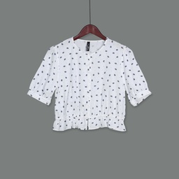 [XH213256] XH213256 Cotton Blouse Lady