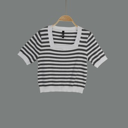 [XH213553] XH213553 Knit Blouse Lady