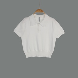 [GH23378] GH23378 Knit Polo Shirt Lady