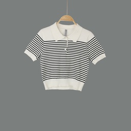 [GH23376] GH23376 Knit Polo Shirt Lady